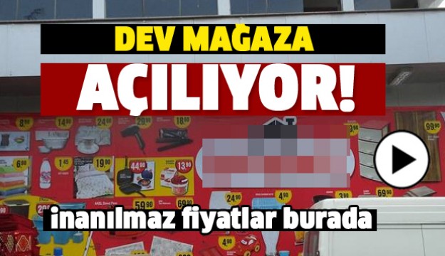 ISPARTA'YA DEV ALIŞVERİŞ MAĞAZASI GÜRPARK!