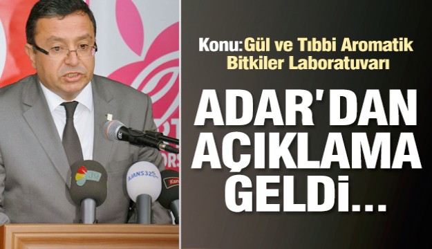 Isparta'ya Gül ve Tıbbi-Aromatik Bitkiler ve Ürünlerini Araştırma-Geliştirme Laboratuvarı Kuruluyor