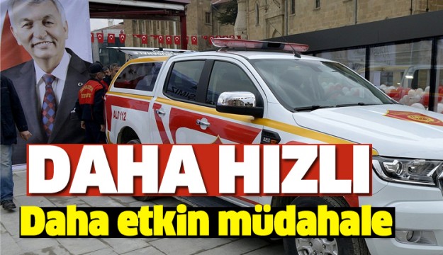 ISPARTA'DA ÖNCÜ ARAÇLA İTFAİYE DAHA HIZLI MÜDAHALE EDECEK