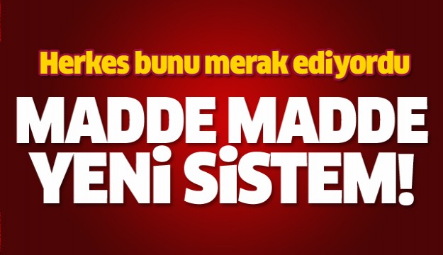 İŞTE MADDE MADDE LİSEYE GİRİŞ SİSTEMİ