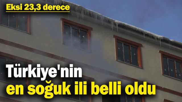 İşte Türkiye’nin En Soğuk İli Eksi 23,3 Dereceyle Rekor Kırdı!