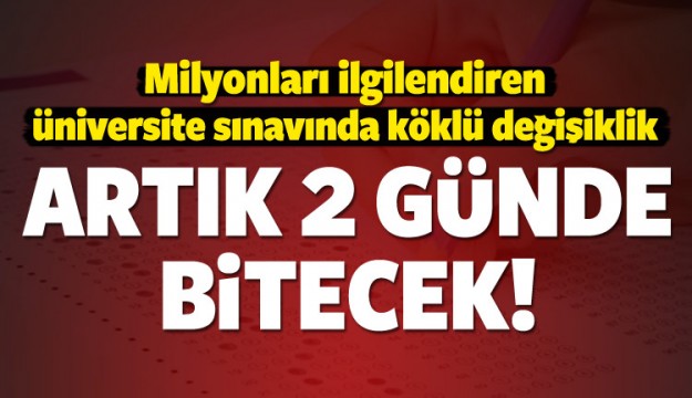 İşte yeni üniversiteye giriş sistemi