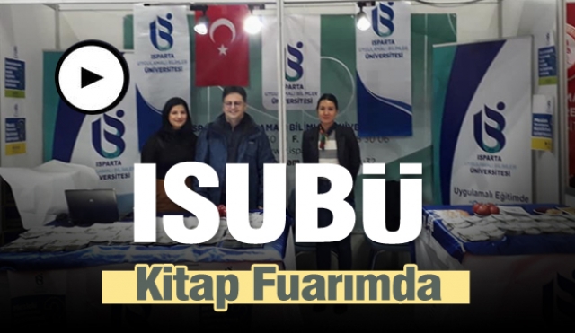 ISUBÜ Isparta Kitap Fuarında Stant Açtı