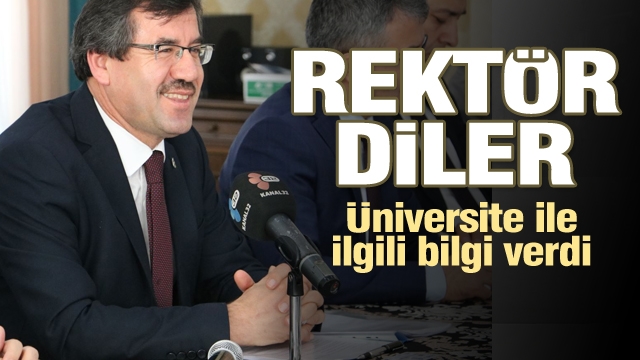 ISUBÜ Rektörü Diler Basın Mensupları İle Buluştu
