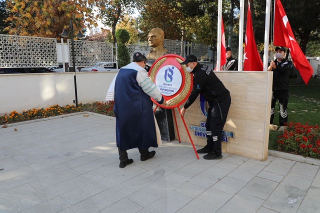 ISUBÜ'de Gazi Mustafa Kemal Atatürk’ü Anma Töreni