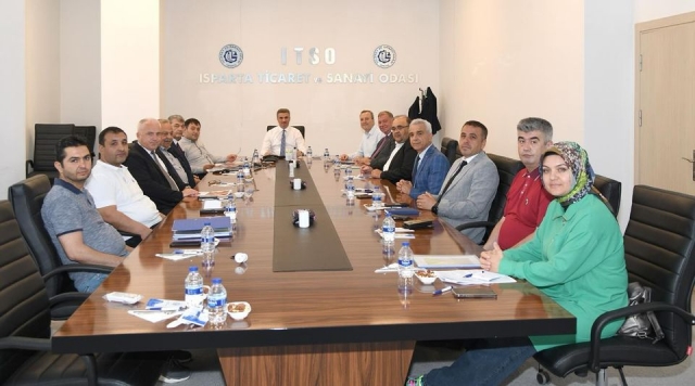 ITSO’da Önemli Toplantı: Keçiborlu Gül OSB Çalışmaları Devam Ediyor