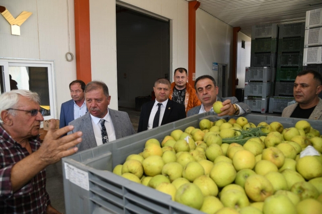 ITSO ve ITB Heyeti Elma Üreticileriyle Buluştu