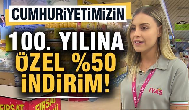  IYAŞ'tan Cumhuriyetimizin 100. Yılına Özel Yüzde 50 İndirim Kampanyası