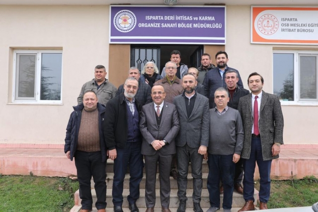 İYİ Parti Belediye Başkan Adayı Ahmet Tural, Deri Organize Sanayi Bölgesi Yönetimini Ziyaret Etti