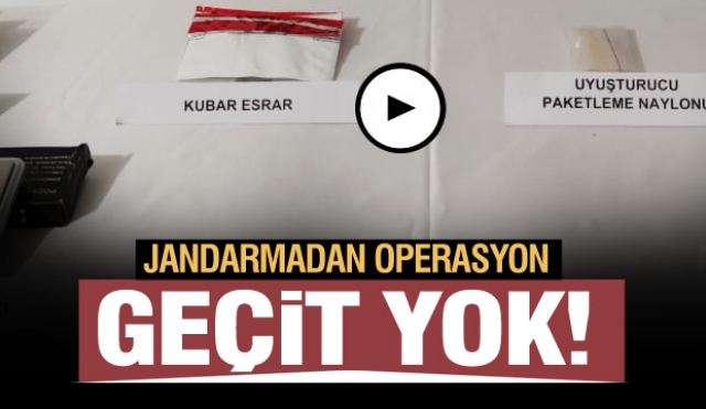 Jandarma'dan Isparta'da operasyon!