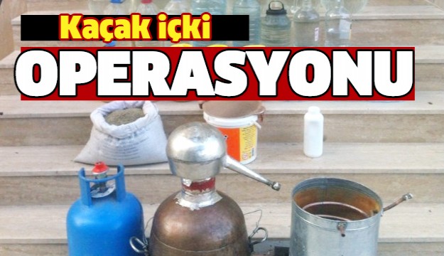 Jandarmadan Sahte İçki Operasyonu