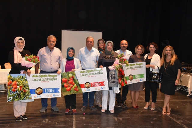 Kadın Çiftçiler Yarışıyor Elmalı etabı 