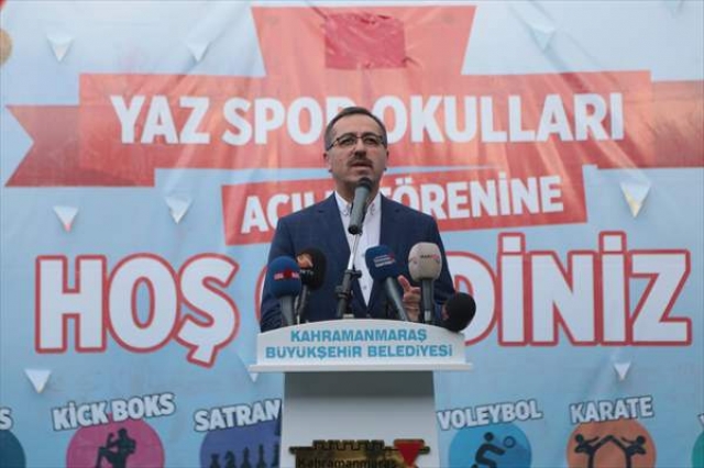 Kahramanmaraş'ta 12 bin çocuk "Yaz Spor Okulu"na başladı