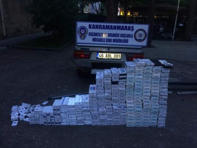 
Kahramanmaraş'ta kaçak sigara operasyonu