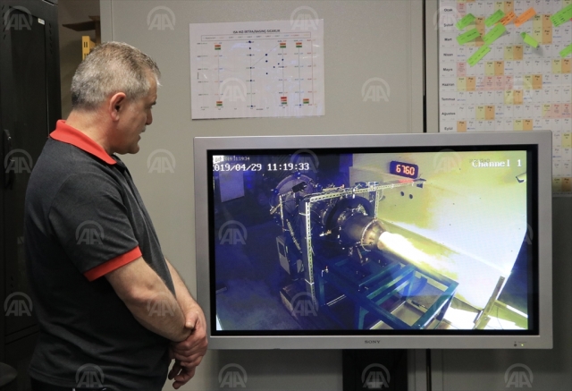 Kale'nin turbojet motoru başarıyla test edildi
