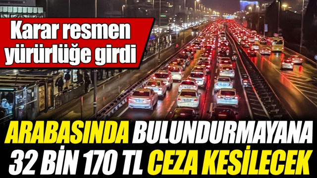 Karar Resmen Yürürlüğe Girdi