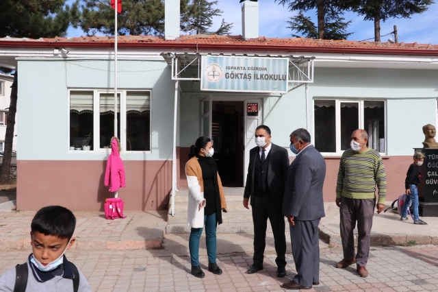 Kaymakam Çelik Göktaş Köyü'nü ziyaret etti