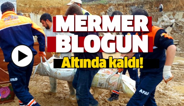 Kestiği Mermer Bloğun Altında Kalan İşçi Öldü