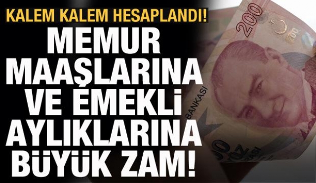 KİM NE KADAR ZAM ALACAK?