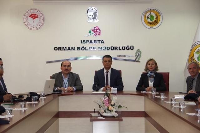 Kırgızistan Ormancılık OZM Heyeti Isparta'ya geldi