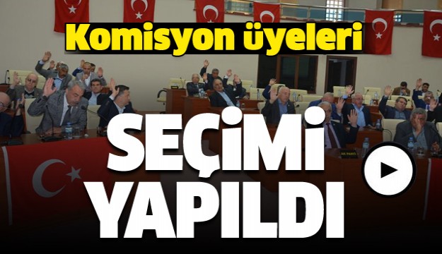 KOMİSYON ÜYELERİ SEÇİMİ YAPILDI 