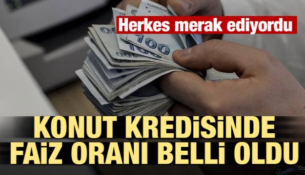 Konut kredisinde indirimli faiz oranı belli oldu