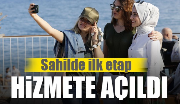 Konyaaltı Sahilinde ilk etap hizmete açıldı   
 