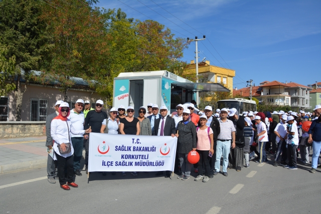 Korkuteli’nde “Dünya Yürüyüş Gününde 10 Bin Adım”   