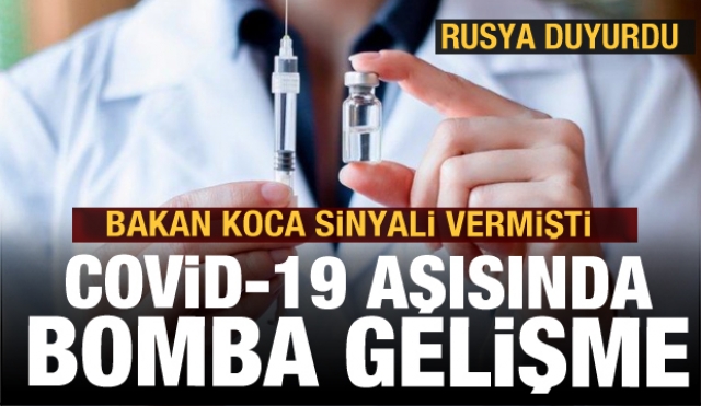 Koronavirüs aşısında süper gelişme! Bakan Koca sinyali vermişti