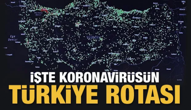 Koronavirüsün Türkiye rotası
