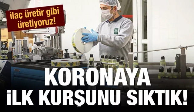 Koronaya ilk kurşunu sıktık ilaç üretir gibi üretiyoruz