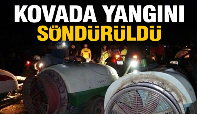 Kovada Yangını Büyümeden Söndürüldü