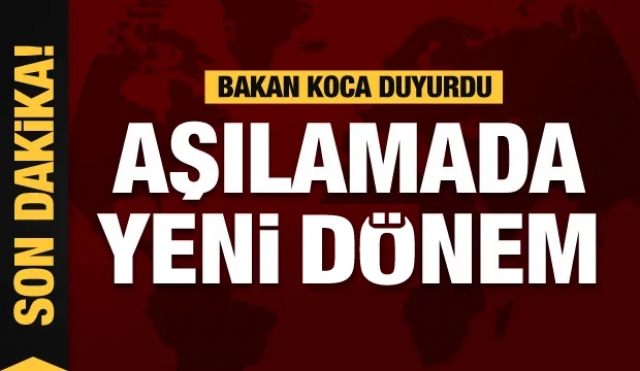 Kovid-19 aşısında yeni dönem başladı