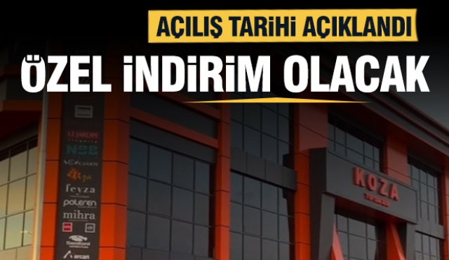 Koza Tekstil Çünür Perakende Satış Mağazası 10 Haziran'da Açılıyor!