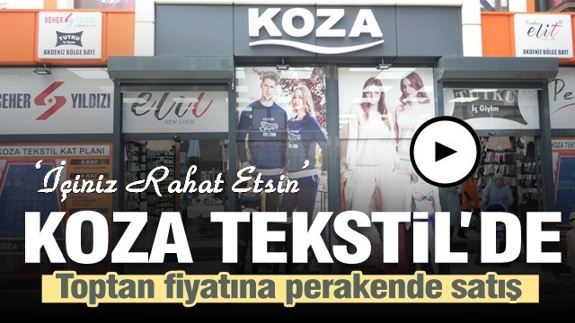 KOZA TEKSTİL, İNDİRİMLERE DEVAM EDİYOR!