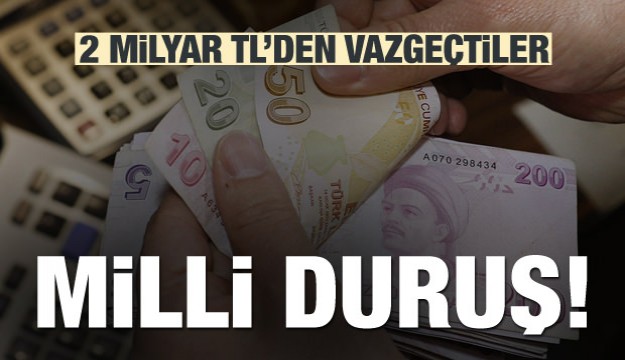 Kriz algısına karşı milli duruş!