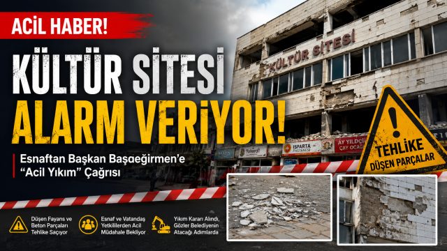 KÜLTÜR SİTESİ ALARM VERİYOR: ESNAFTAN BAŞKAN BAŞDEĞİRMEN’E "ACİL YIKIM" ÇAĞRISI