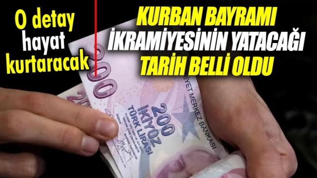 Kurban Bayramı İkramiyesinin Yatacağı Tarih Belli Oldu