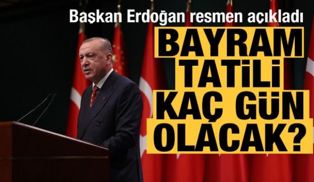 Kurban Bayramı Tatili Kaç Gün Olacak? Açıklandı