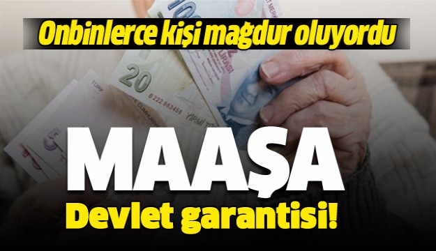 Maaşa devlet garantisi