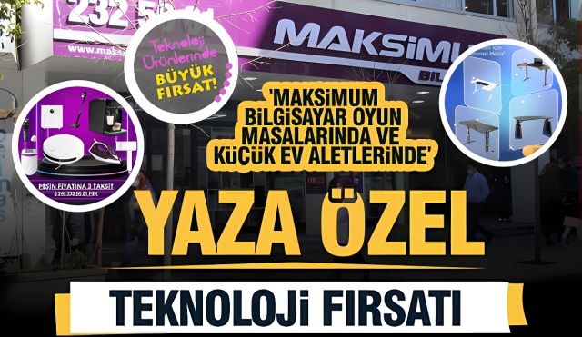 Maksimum Bilgisayar’da Gaming Masalar ve Küçük Ev Aletleri Satışta!