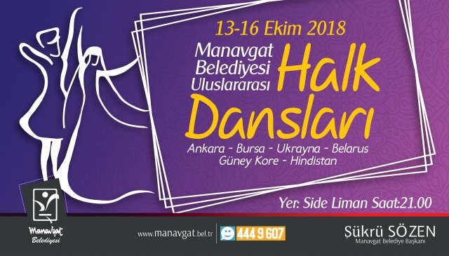 Manavgat Belediyesi’nden uluslararası halk dansları şöleni   