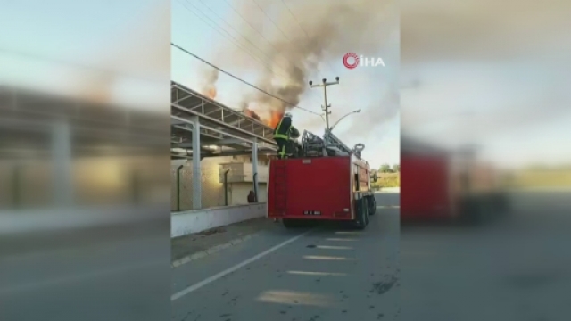 Manavgat'ta bulunan Sayıştay Tesisleri’nde yangın   