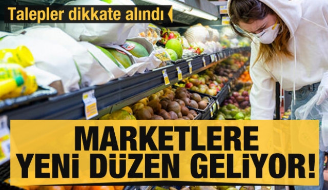 Marketlerde sebze-meyve satışına yeni düzen geliyor
