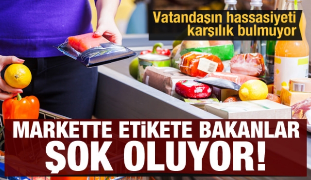 Markette etiket fiyatını görenler şok oluyor