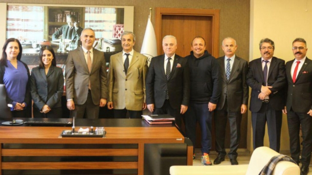 Masa Tenisi Federasyonundan Isparta Milli Eğitim Müdürümüze Ziyaret