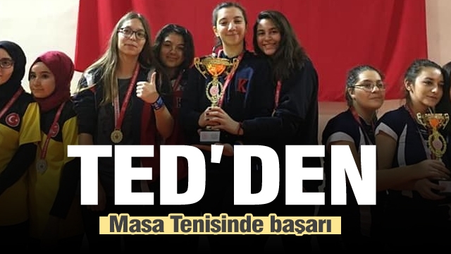 Masa Tenisinde TED Isparta Koleji Başarısı