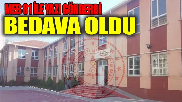 MEB Duyurdu: 81 İlde Ücretsiz!