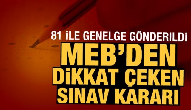 MEB'den 81 ile genelge! AÖL sınavlarıyla ilgili son dakika kararı