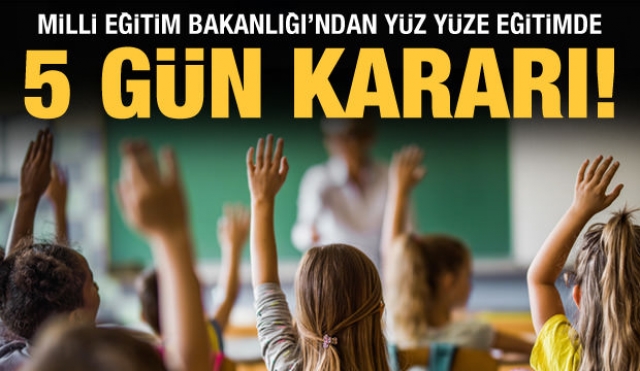 MEB'den son dakika yüz yüze eğitim açıklaması